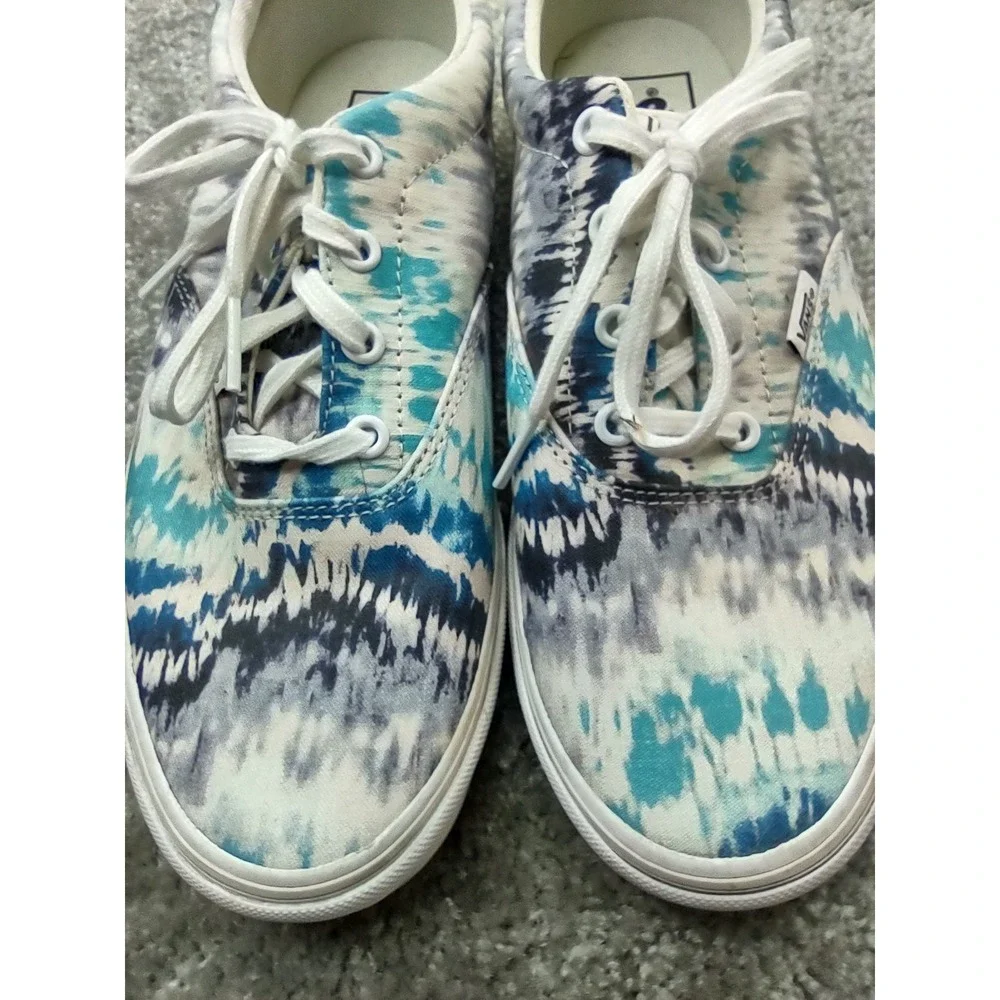 Vans Tye-Dye Blue Women's Shoes‎ Sneakers Size 11 Lace Up